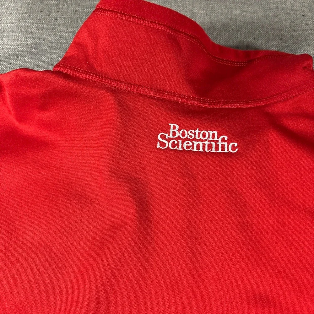 The North Face Quarter Zip Pullover Mens 2XL Red‎ Lightweight NF0A3LHB Stretch